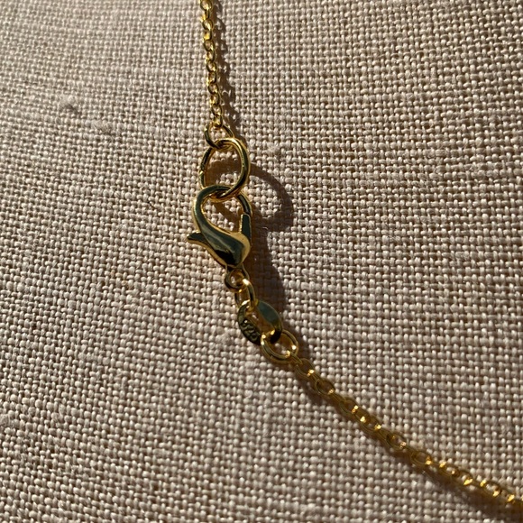 NWT Sterling Silver Plated Chain & Rocking Horse Alloy Metal Charm Neclace - Picture 6 of 7